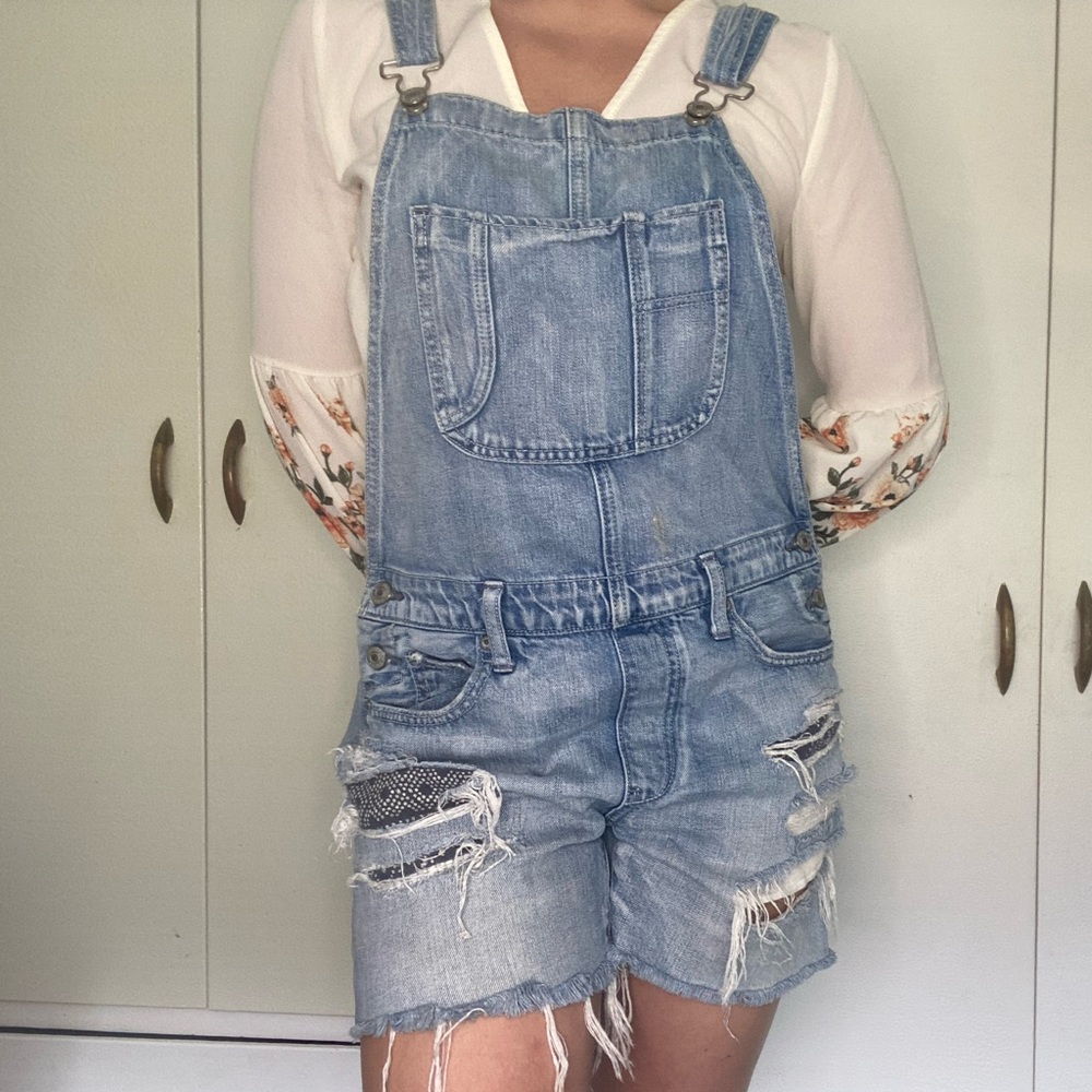 American Eagle Denim Shortalls